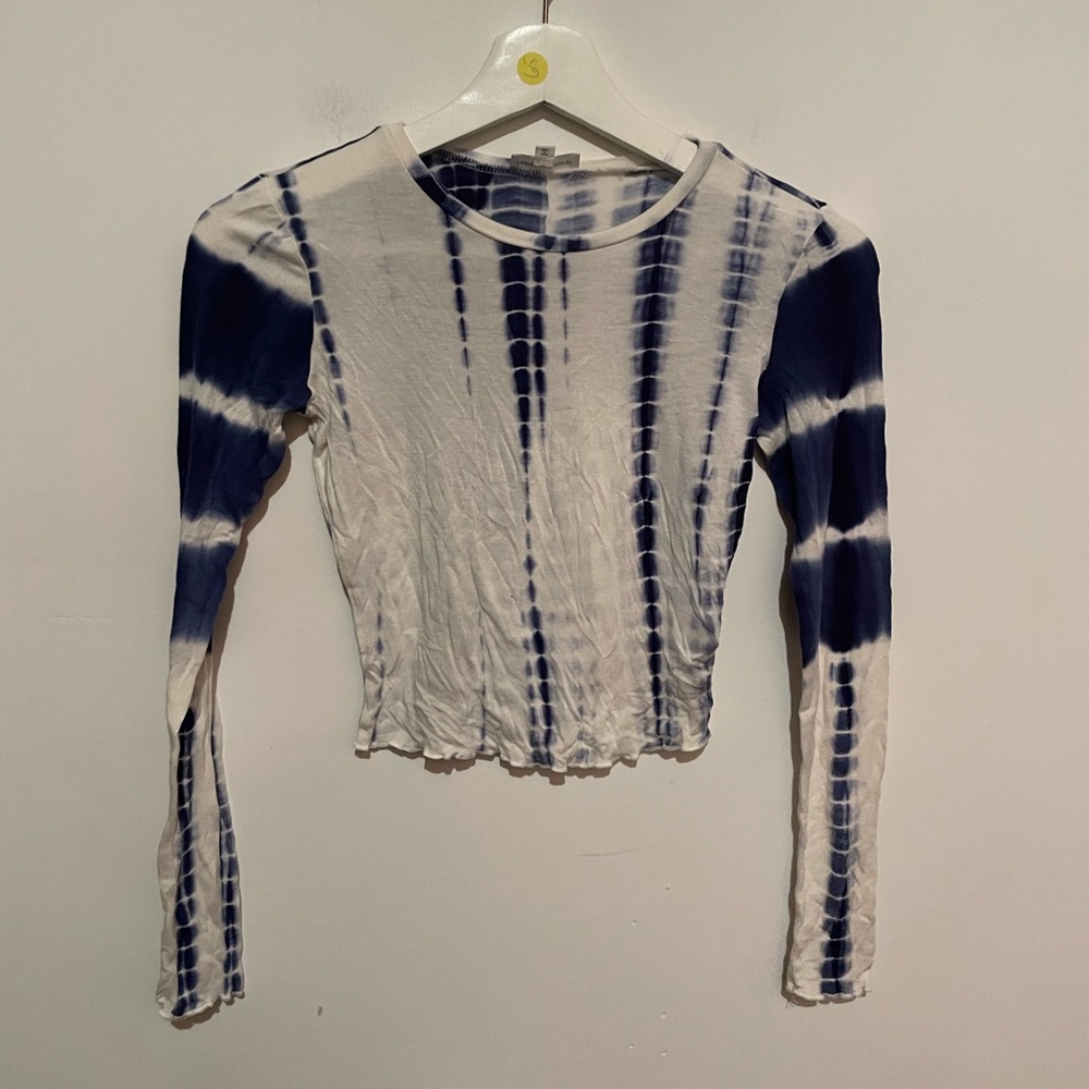 SUPERDOWN tie dye long sleeve‎ top XS